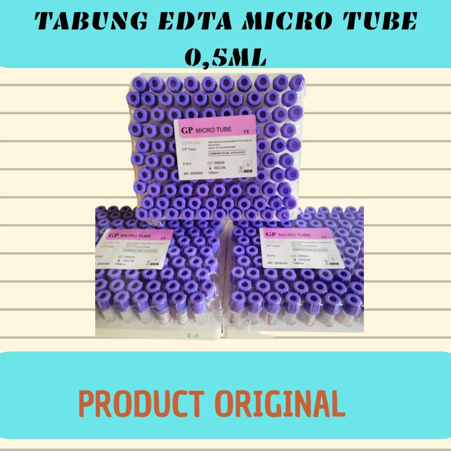 Tabung edta 0.5 ml Micro /Micro Tube edta 0,5 ml