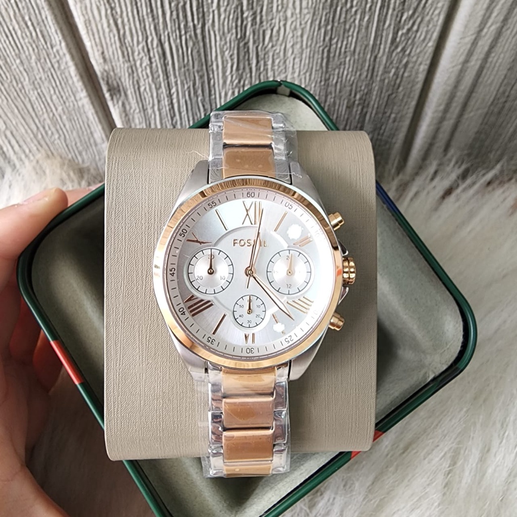 jam tanagn BRANDED ORI Modern Courier Gold Bq3850 Ladies Two tone stainless Watch silver gold 36MM