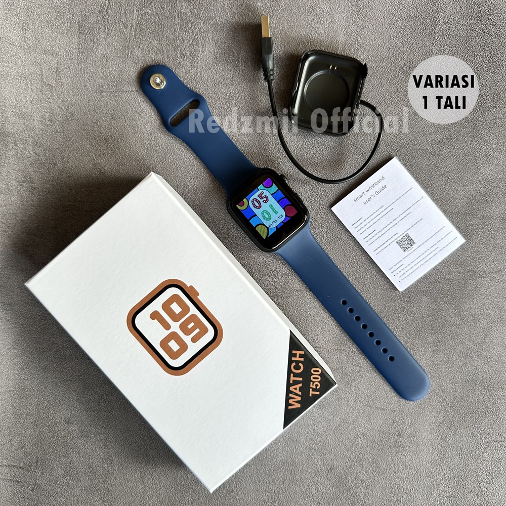 (Ori Bergaransi) Smartwatch Series 5 Terbaru T500 Layar Cerah | Bisa Custom Foto, Notifikasi ,Tleponan Dll | Jam Tangan Pintar