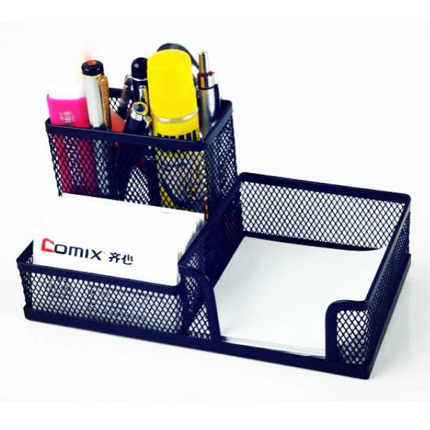 

[FJM] Memo Holder Panjang 3 Sekat Desk Set Organizer Tempat Pensil Meja Pen BACA DESKRIPSI 82