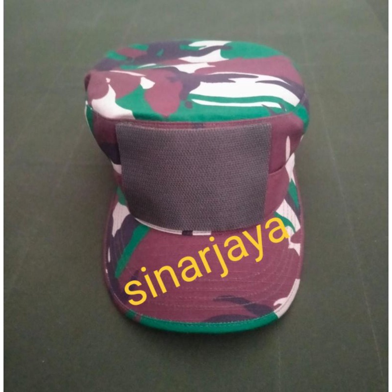 TOPI PET LORENG TNI