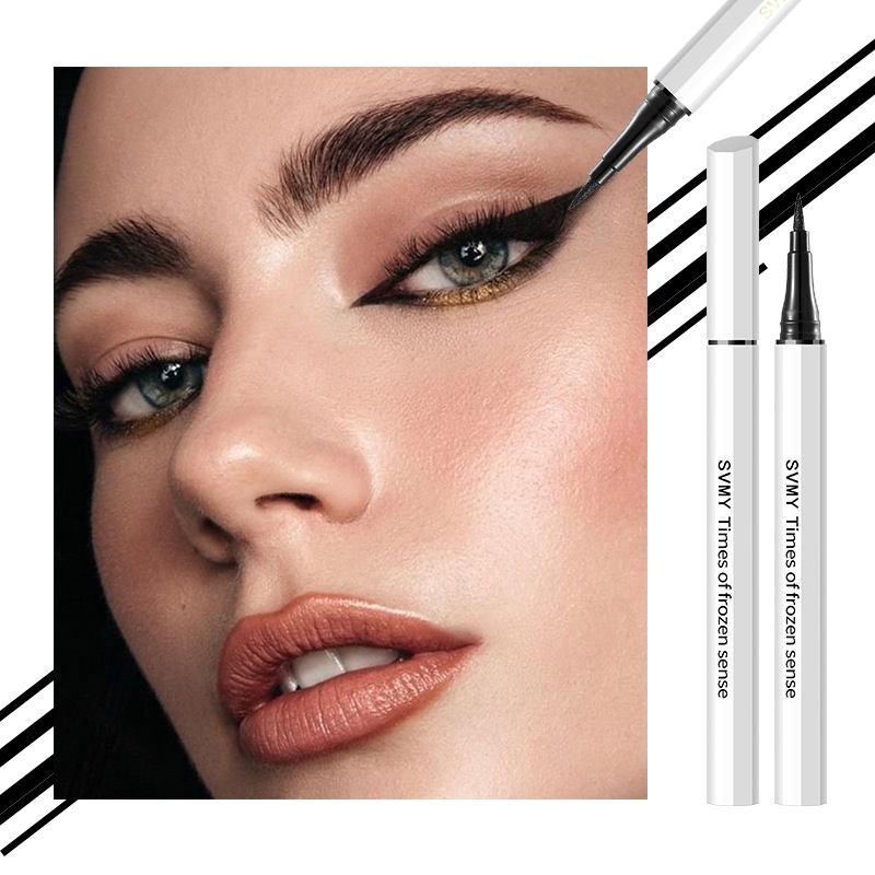 SVMY Black Eyeliner Pencil Anti Air Tahan Lama -Hitam Eyeliner