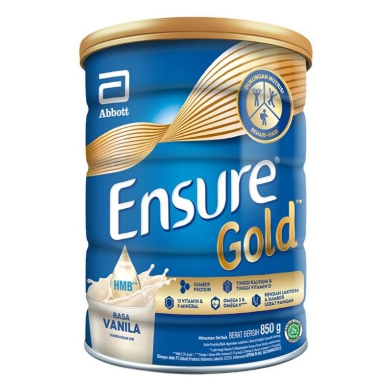 

Abbott Ensure Gold HMB Susu Formula Dewasa Vanila 850 gram