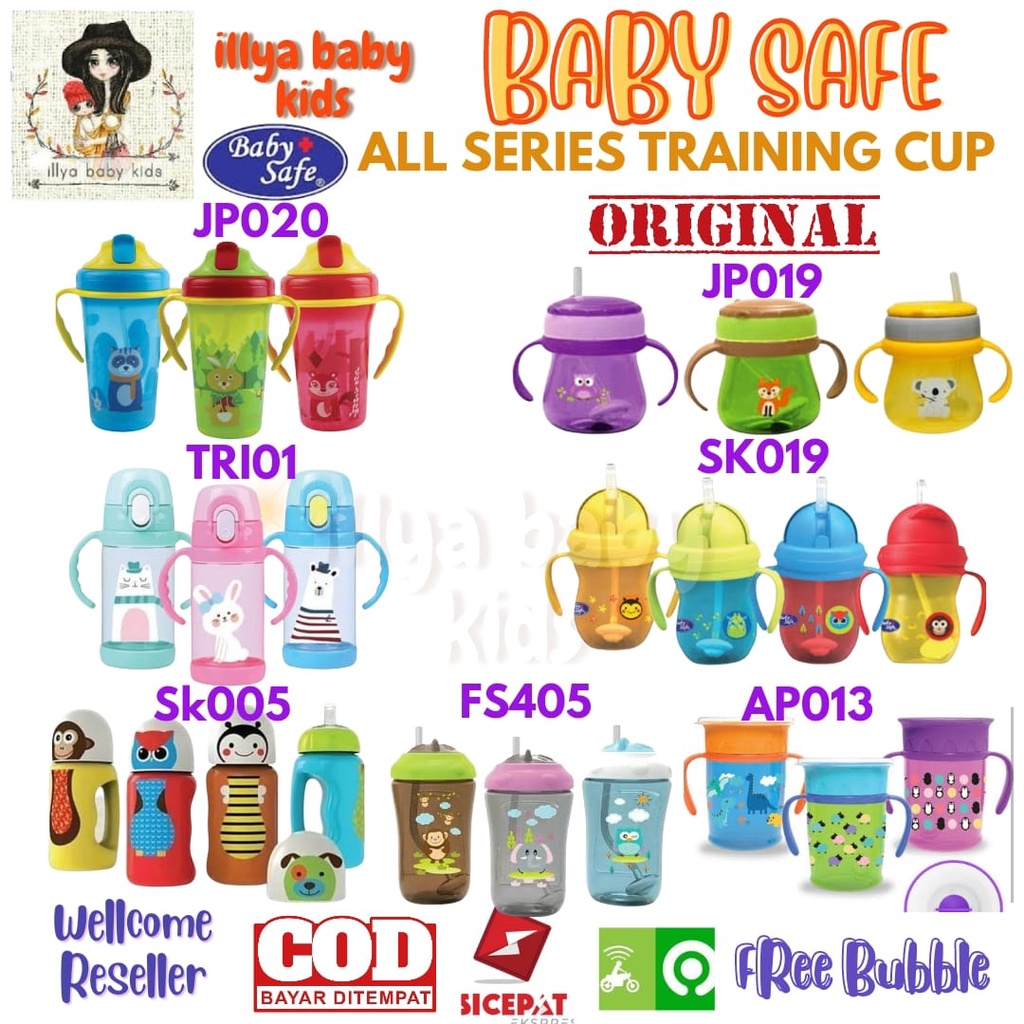 Baby Safe Babysafe Training Cup Soft Spout 6m+ straw AP005 Ap006 AP007 JP020 JP019 Ap015 sk019 sk005