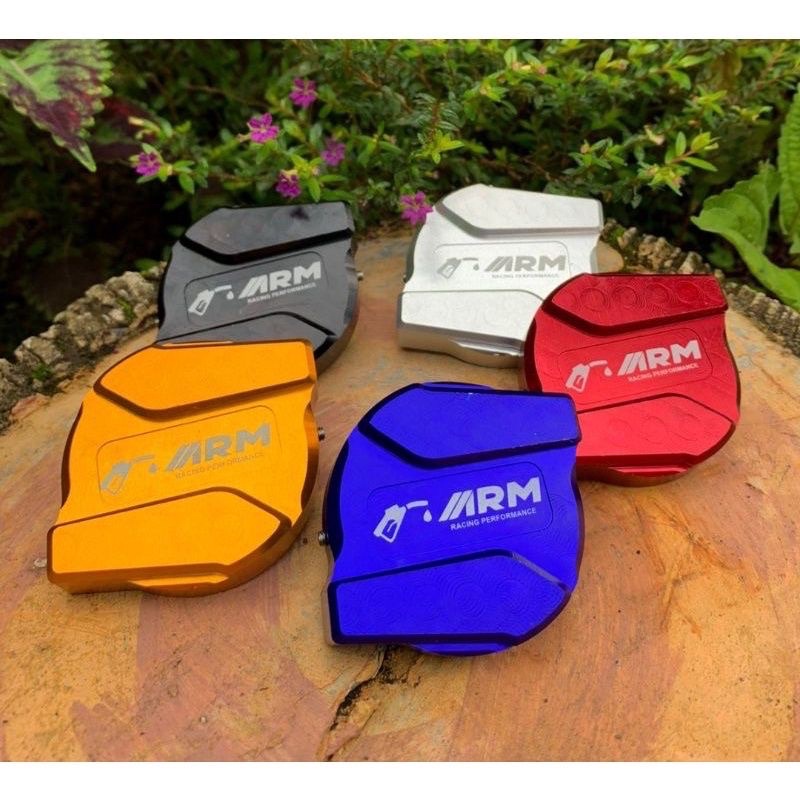 Cover Tutup Tangki ARM Arumi Asli Full Cnc Import , Universal Bisa Untuk Semua Motor Matic | Bebek | Sport