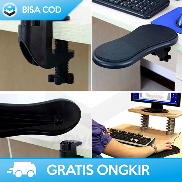 SANDARAN TANGAN SIKU ARM REST PAD DESAIN ERGONOMIC NYAMAN DIGUNAKAN