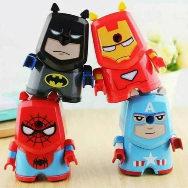 

[KODE PRODUK MSAUD9184] Serutan meja putar SUPERHERO/rautan putar CARS/serutan meja JET PESAWAT