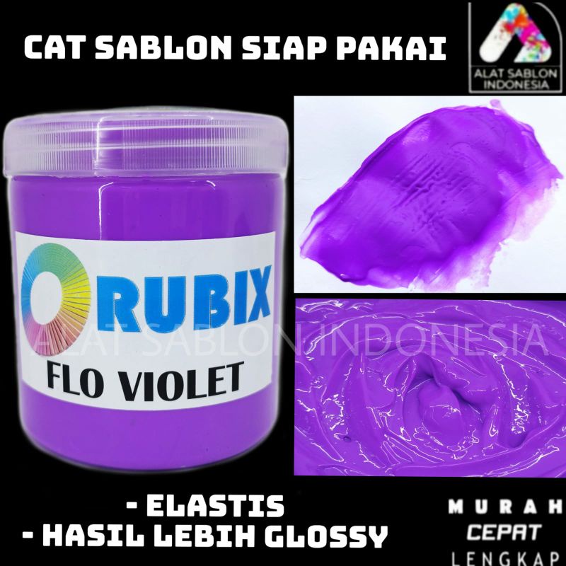 

CAT SABLON PASTA GL RUBBER WATER BASED CAT AKRILIK FLO VIOLET 500GR