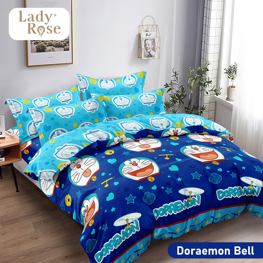 lady rose bedcover king size FLAT bedcover aestetic 180x200 FLAT - DORAEMON BELL