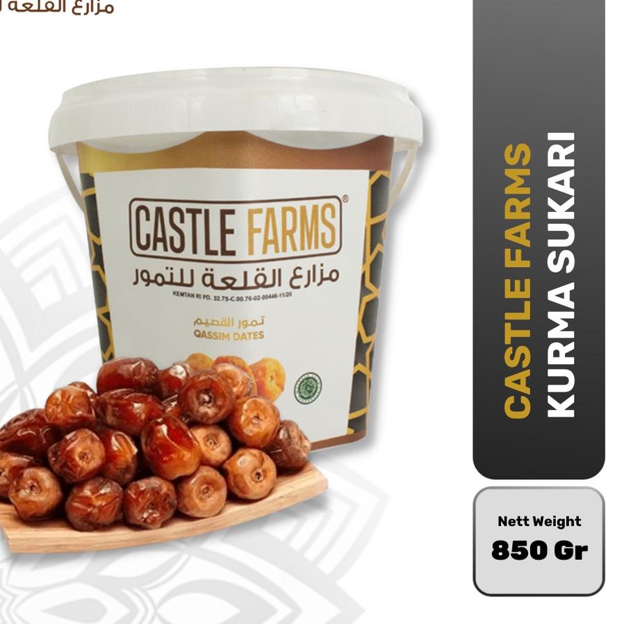 

☊ Castle Farms Kurma Sukari Kemasan Ember 850 Gram ➶