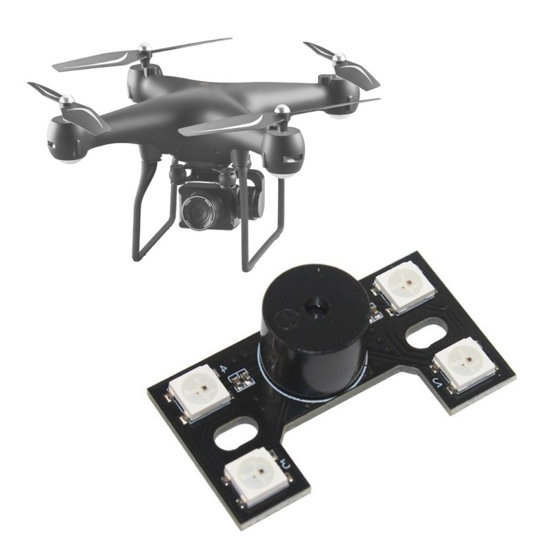 Zzz Crossing Plane LED Tail Light Dengan Buzzer Untuk F3 F4 F7 CC3D Flight Control Light Panel Empat-axis Multi-copter Dro