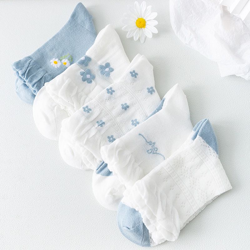 Kaos Kaki Soft Korea COTTON Motif Stylish &amp; Nyaman