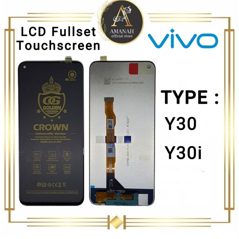 Jual LCD TOUCHSCREEN VIVO Y30 / Y30i 2019 Fullset Crown Original Super ...