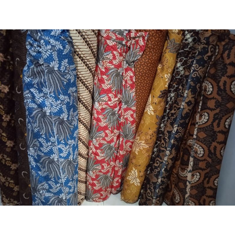 [BATIK 1/2 METER] Kain Batik Murah | bahan kemeja batik | Dispers Grade A polimikro sprei motif batik Lebar 240cm Microtex Katun Jepang CVC