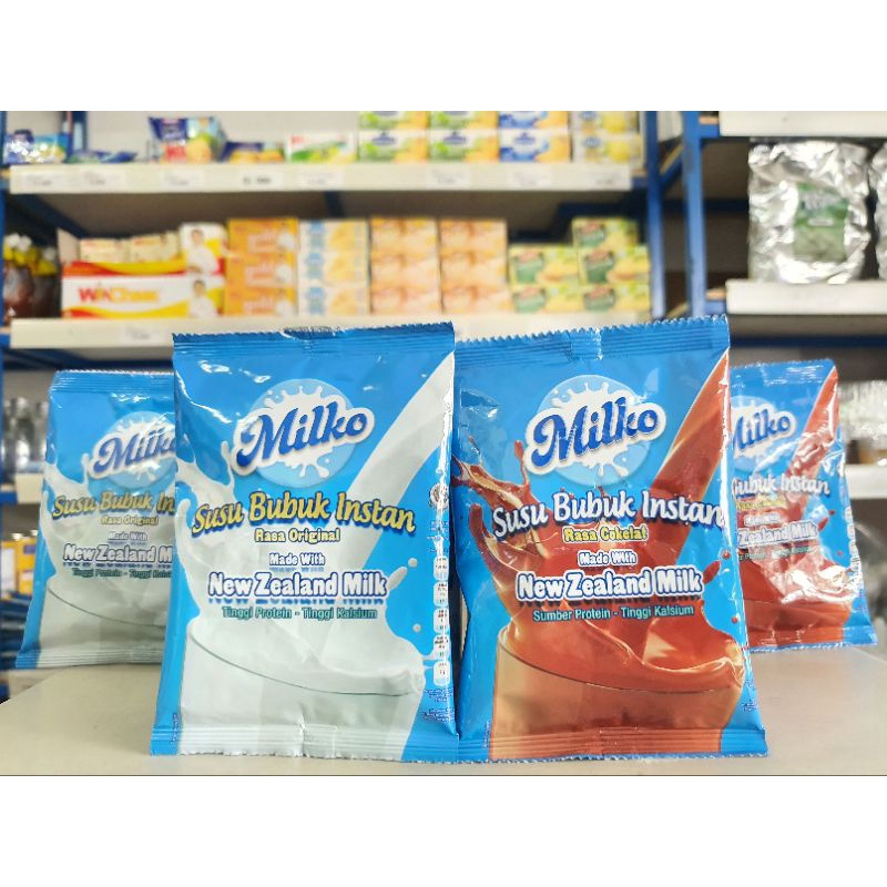 Milko Susu Bubuk Sachet / Susu Bubuk Fullcream / Susu Bubuk Coklat