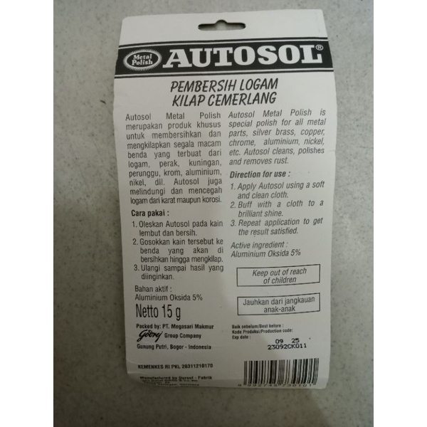 AUTOSOL PEMBERSIH LOGAM