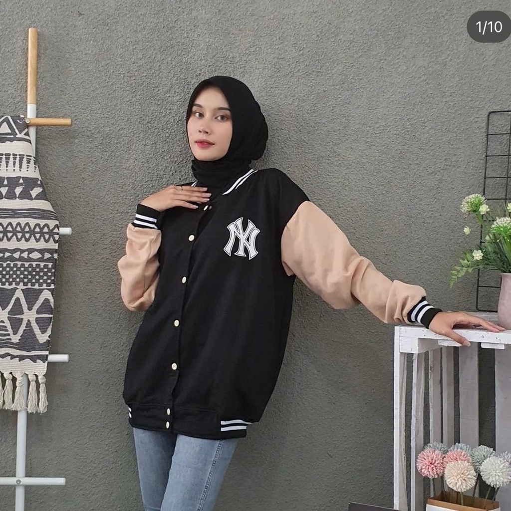 NY BASEBALL OVERSIZE SWEATER