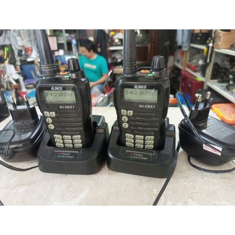 Ht Alinco Dj Crx1 Vhf Alinco CRX1 Made in Japan Normal Second power 5watt Baterai awet Fisik seperti