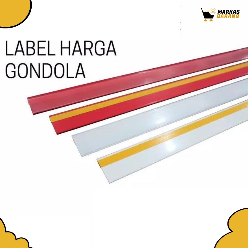 Price Tag Rak Gondola/Mika Label Harga Rak Gondola