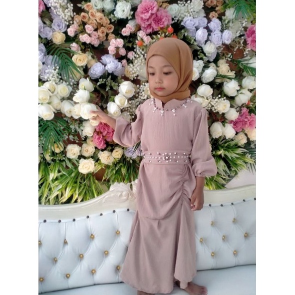 gamis duyung anak serut