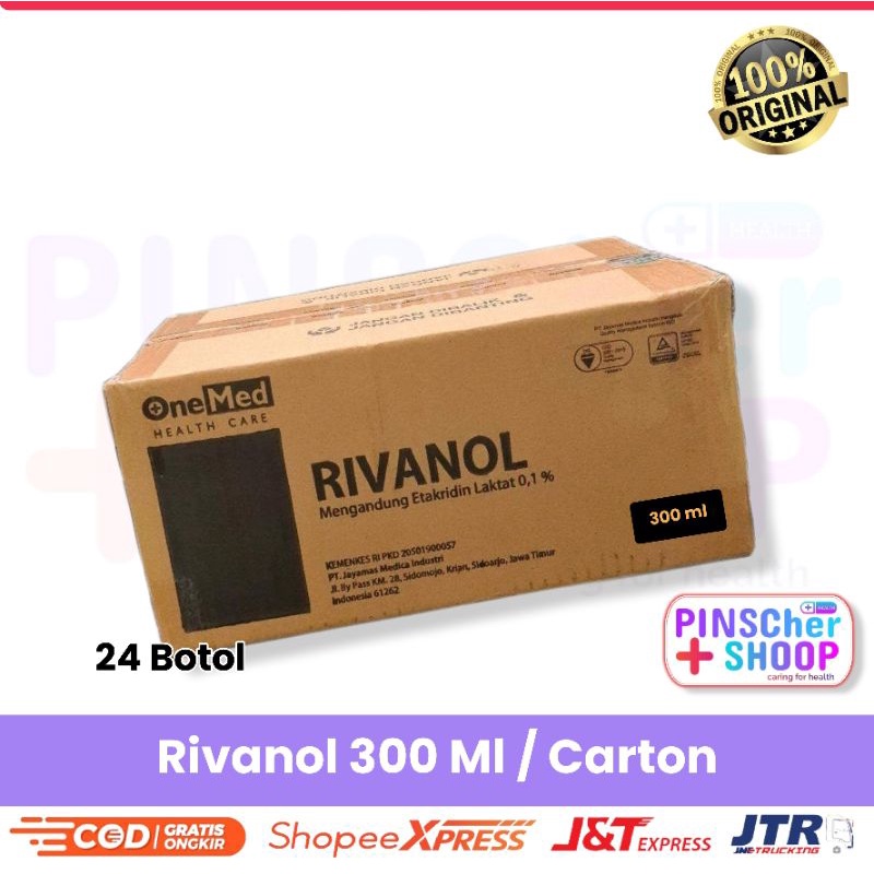 Rivanol 300 Ml isi 24 Btl Ekonomis / Karton