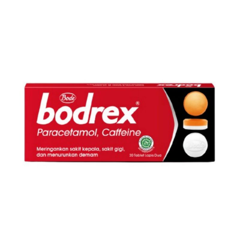 Bodrex Obat Sakit Kepala 1 Box @ 20 Tablet