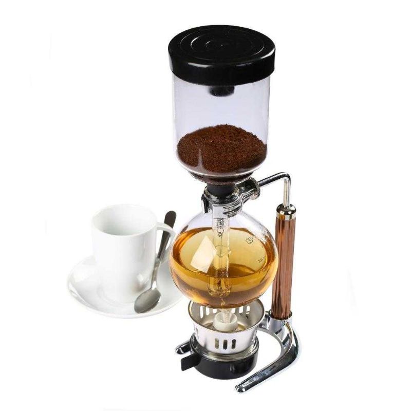 Eworld Japanese Style Siphon Coffee Maker Vacuum Pot 3 Cups - JF99