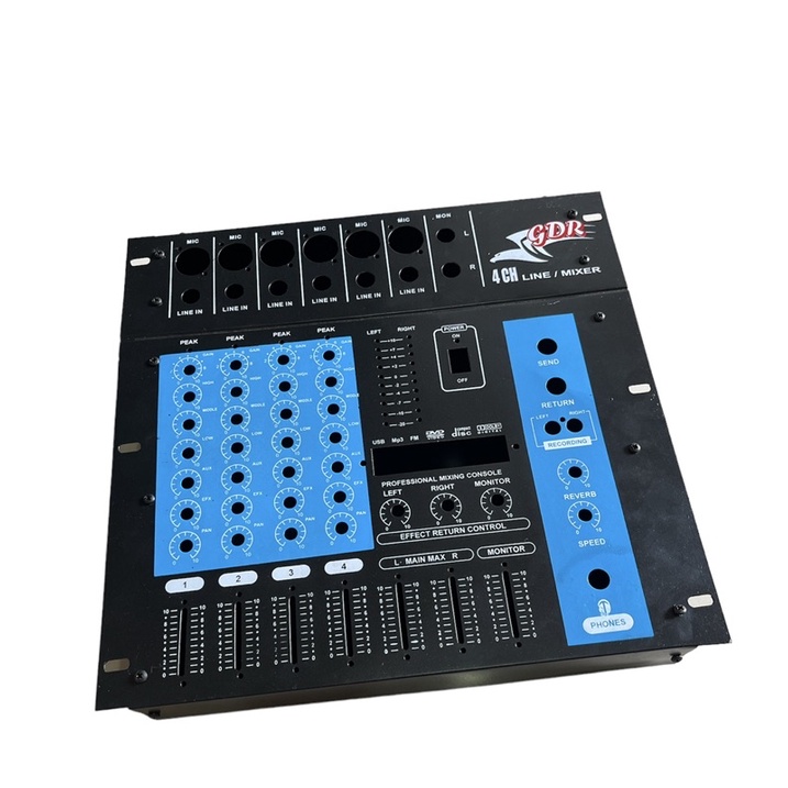 BOX MIXER BOX KOSONG MIXER 4 CHANNEL
