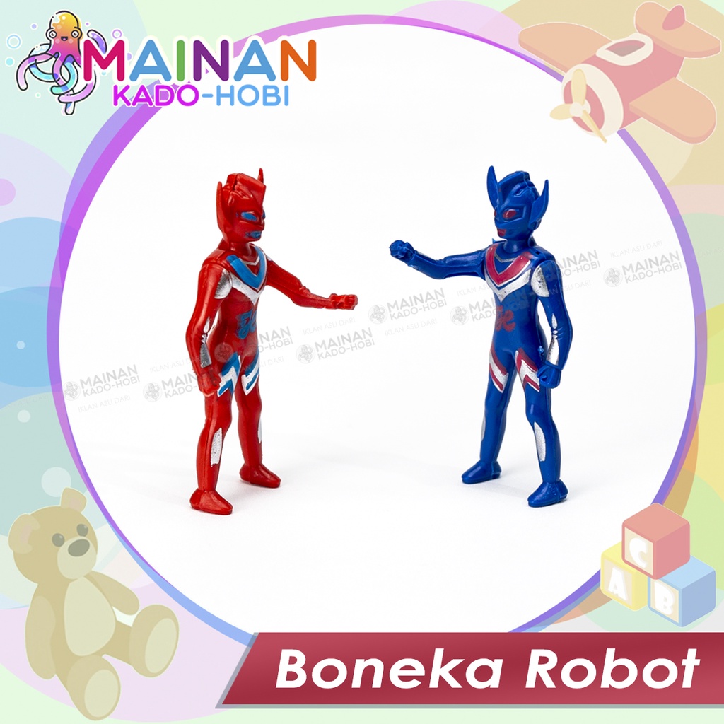 MAINAN EDUKASI ANAK LAKI ACTION FIGUR MINIATUR ROBOT SUPERHERO