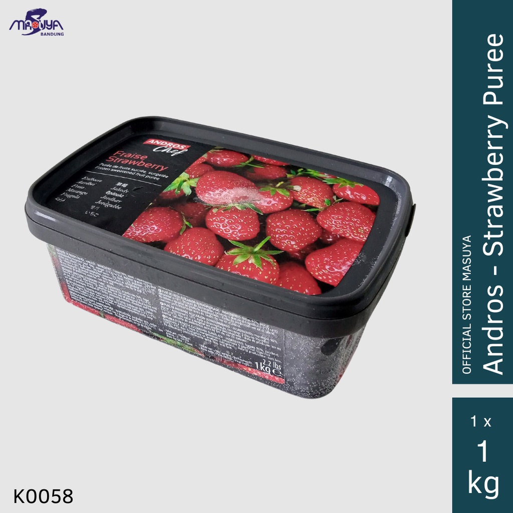 

Andros Strawberry Puree 1 kg