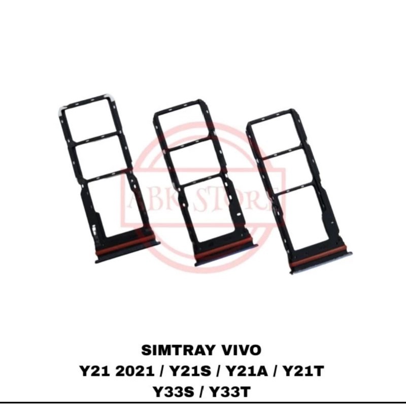 SIMTRAY SIMLOCK SLOT KARTU TEMPAT SIM VIVO Y21 2021 / Y21S / Y21A / Y21T / Y33S / Y33T TEMPAT SIM CARD