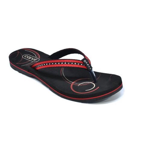 Carvil Sandal Spon Wanita Dewasa Gracia-L Black/Red