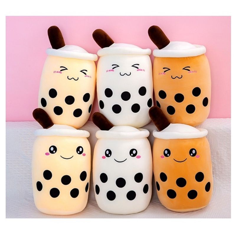 Teh24 /35 /50 /70cm Bubble Boba Cup Boneka Lembut Bantal Mewah Kawaii Cushion Cute