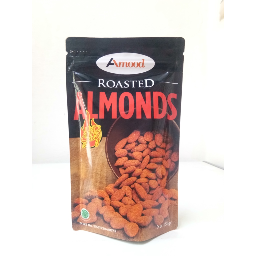 

Kacang Almond Panggang Rasa Hot & Spicy Amood 150 Gram