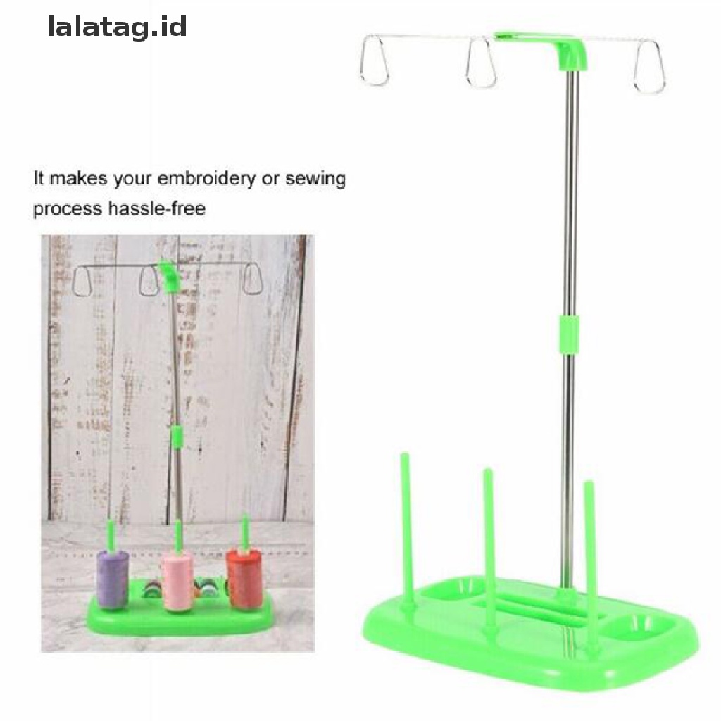 [lalatag] Dudukan Spul Benang/Kapas Three Cone Holder Stand Untuk Digunakan Dengan Mesin Jahit [ID]