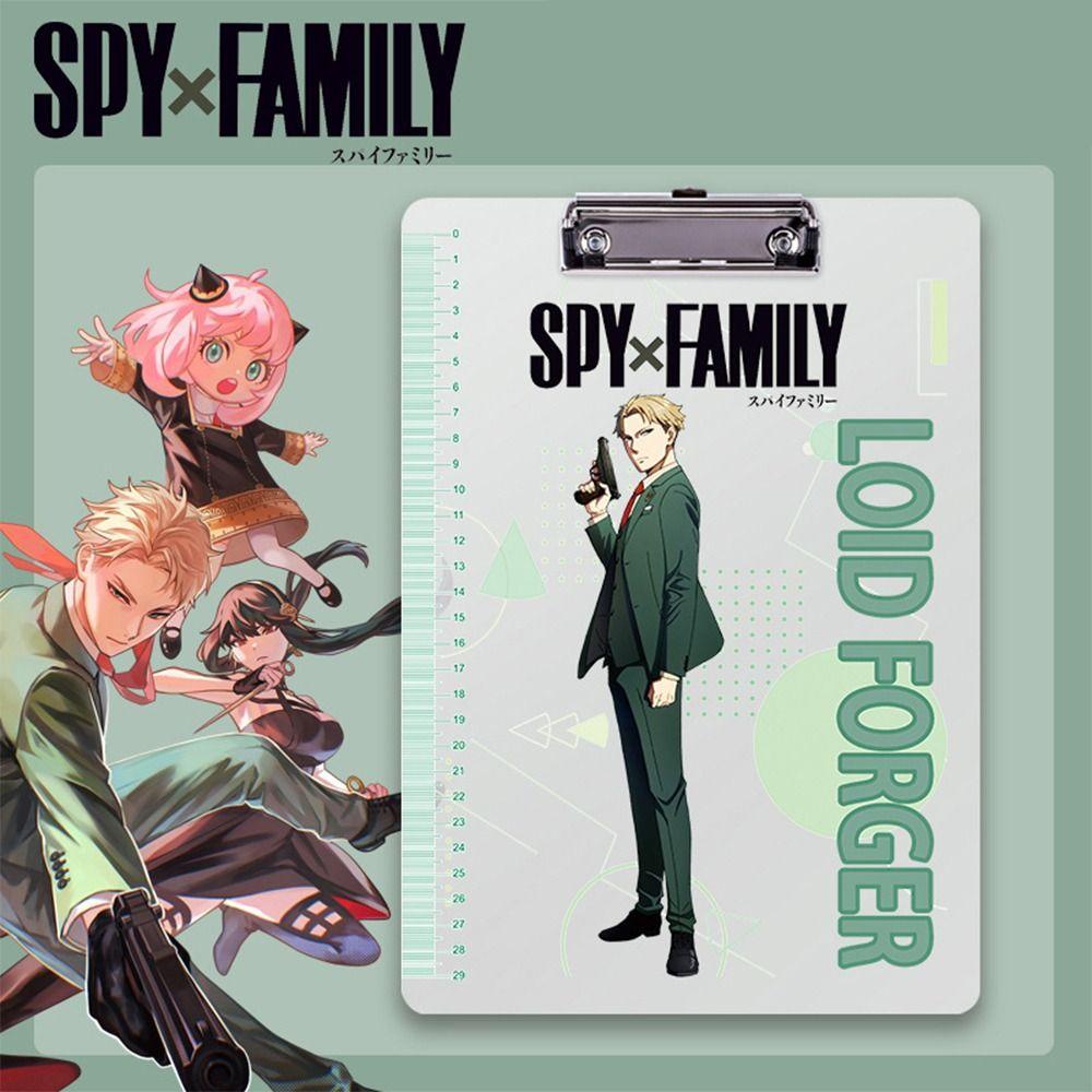 Lanfy SPY X Keluarga Tulisan Clipboard Siswa Kreatif Loose-leaf File Folder Kertas Pemegang Stationary Paper Organizer