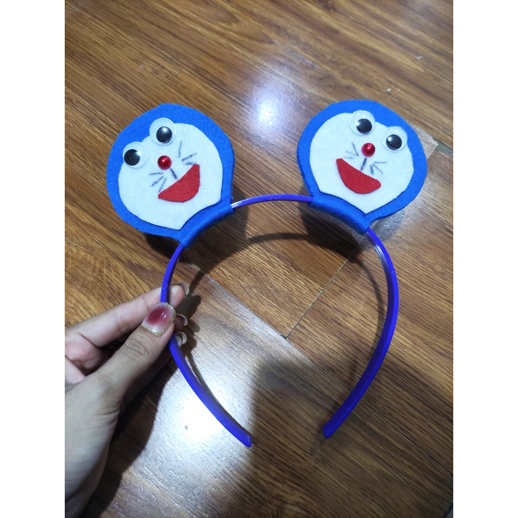 Bando karakter Doraemon Cute - Hiasan Kepala/Aksesoris Rambut