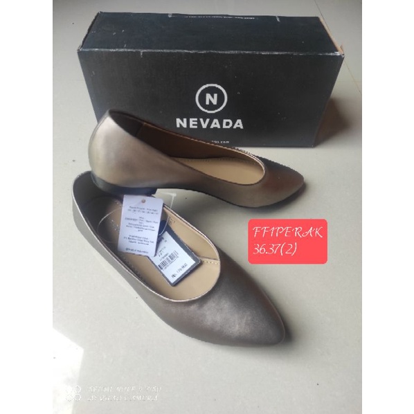 FLATSHOES SILVER CANTIK
