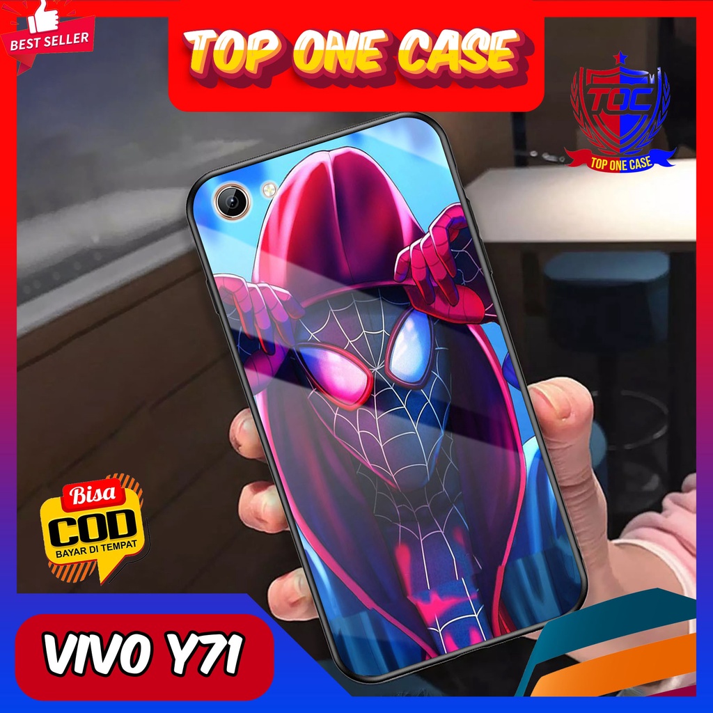 Case VIVO Y71 - Casing VIVO Y71 Terbaru Top One Case [ MOTIF KARTUN SPDR ] Casing Hp VIVO Y71 - kesi