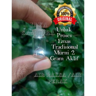 Image of TERLARIS TRADISIONAL AIR RAKSA/AIR PERAK 2 GRAM UNTUK PROSES EMAS DLL