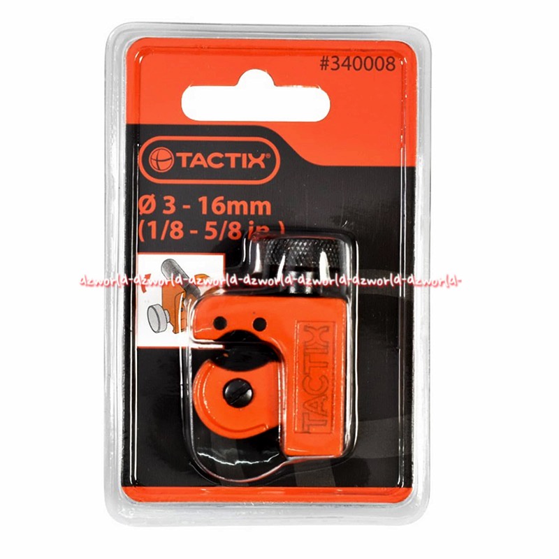 Tactix Mini Pipe Cutter Tools 3-16mm Alat Pemotong Pipa Mini Kecil Perkakas Potong Pipa Paralon Tactik Tactixs Cutters