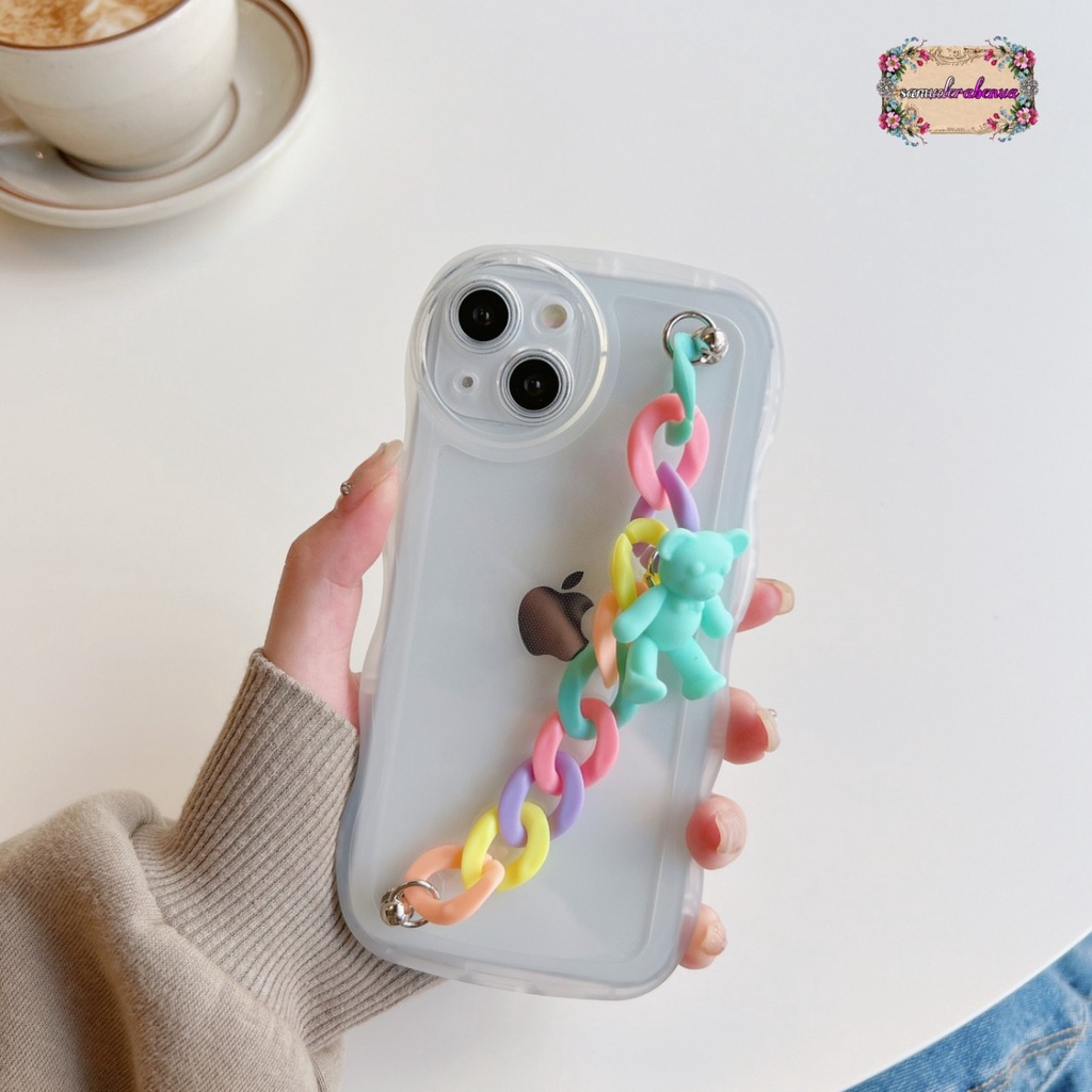 GC01 SOFTCASE GELOMBANG WAVE CLEAR RANTAI FOR REALME C1 C2 5 5I C3 9 9I 10 C11 C12 C25 C15 C20 C21Y C25Y C30 C31 C33 C35 NARZO 50I 50A PRIME SB4711
