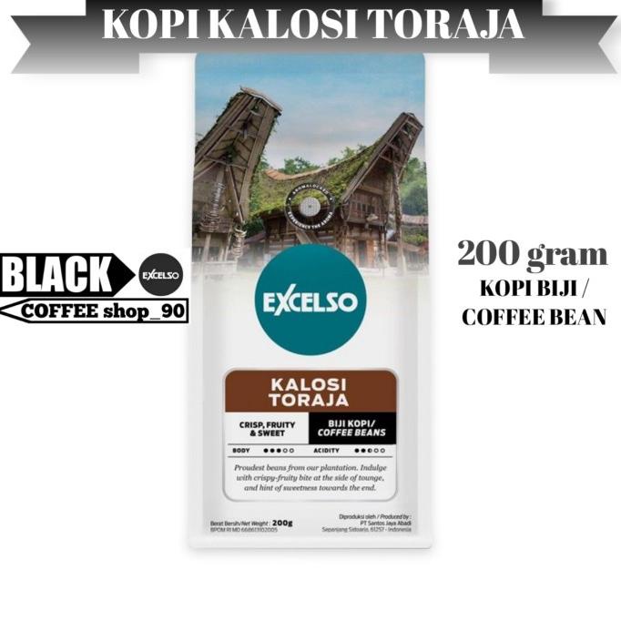 

NEW Kopi Excelso Kalosi Toraja 200 Gram (kopi biji/coffee beans)