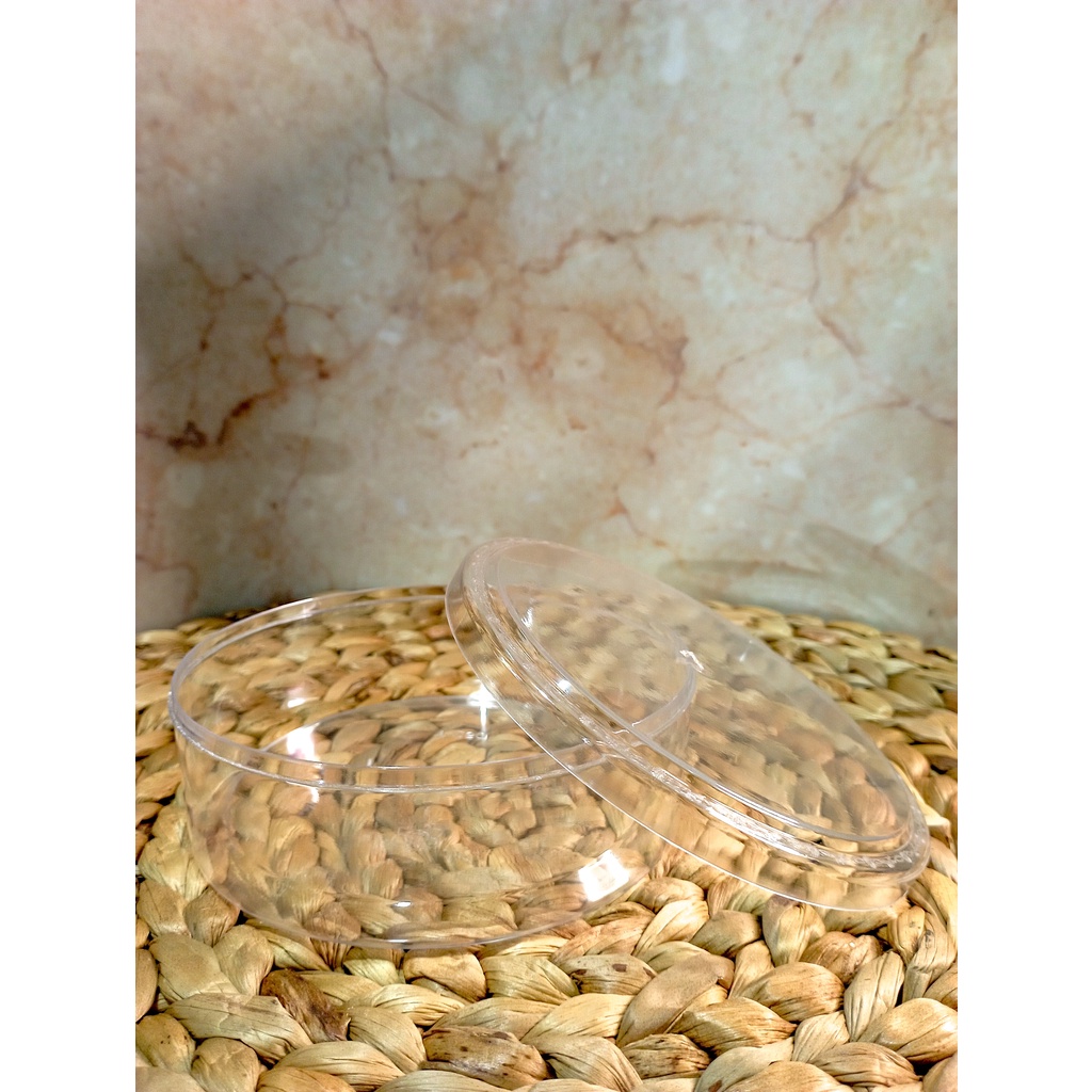 Toples Mika 500gram Plastik Nastar Kue Nanas Kering Lebaran Murah Isi 12 Bulat Kotak 1/2kg 500 gram