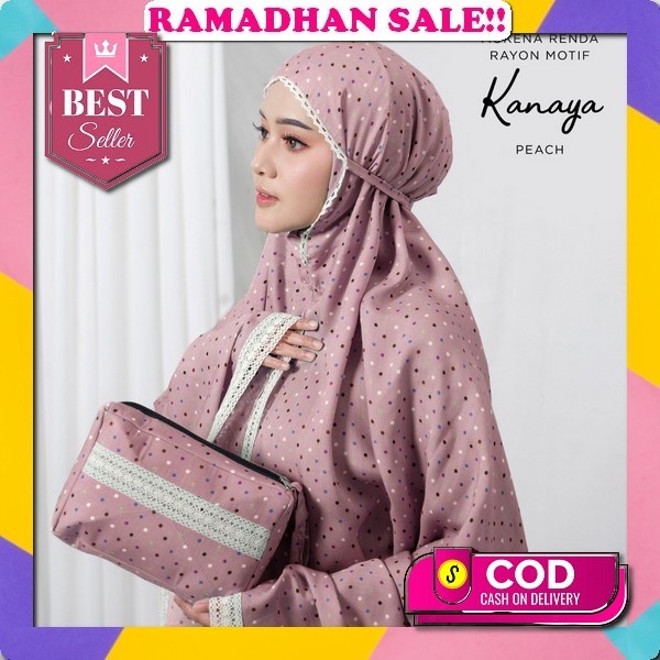 Mukenah Dewasa 2 In 1 Satin Premium Model Raline By Chazmine Ds13 Mukena Traveling Mini Pouch Mukena