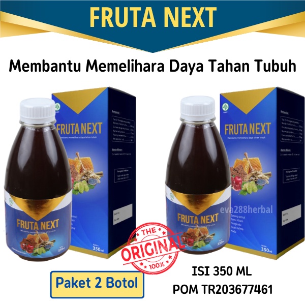 PAKET 2 BOTOL FRUTANEXT VITAMIN TUBUH 100% ASLI ORIGINAL