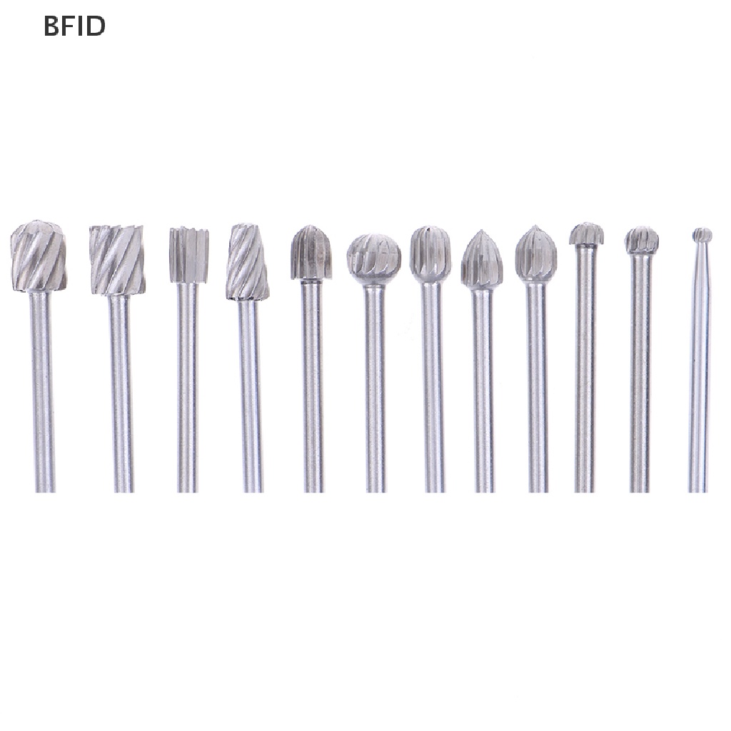 [BFID] 20pcs Tungsten Carbide Rotary Point Burr Die Grinder Shank Set 3 * 40mm [ID]