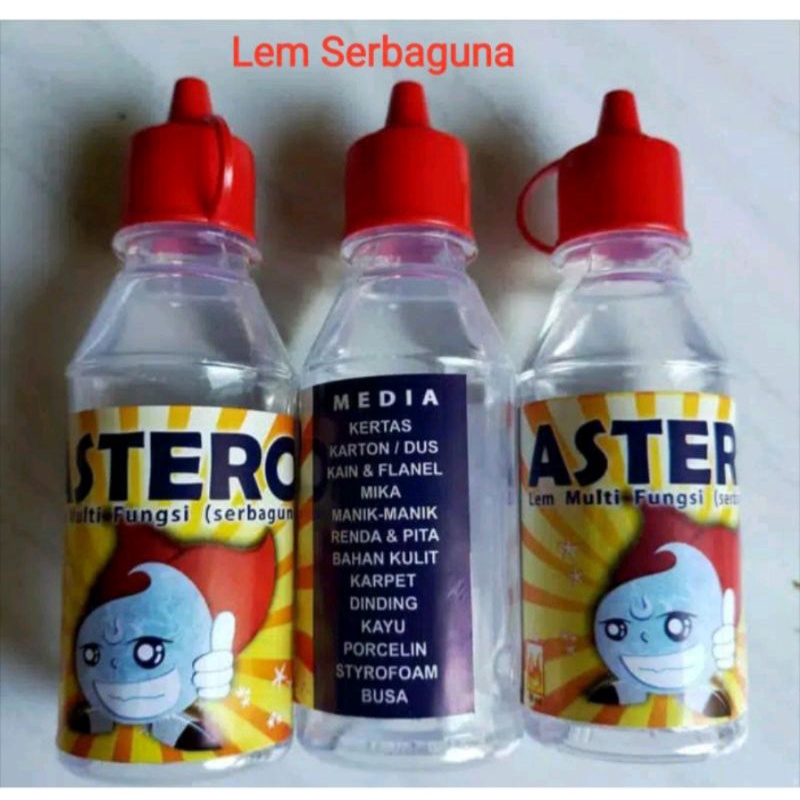 

( COD ) LEM SERBAGUNA ASTERO 85 ml , LEM KAIN , LEM KERTAS , LEM MANIK MANIK , LEM BAHAN KULIT , LEM RENDA ,LEM SERBAGUNA MURAH