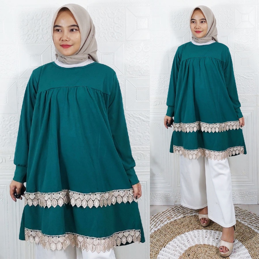 CORLA TERESA RENDA WANITA TUNIK 7199 CARLINA FASHION