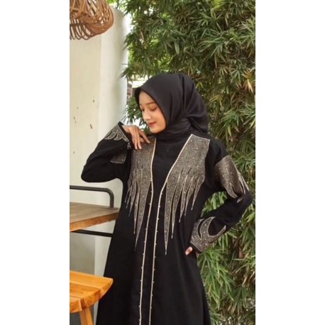 ABAYA BORDIR/ABAYA GAMIS HITAM/MAXI DRESS/ABAYA ARAB/ABAYA SAUDI/ABAYA SIMPLE REMAJA/ABAYA TERBARU